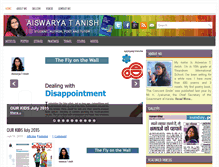 Tablet Screenshot of aiswaryatanish.com